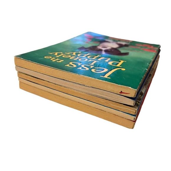 Kid’s Chapter Book Lot Set Of‎ 5 Paperback Books About Dogs Pets - Picture 3 of 10